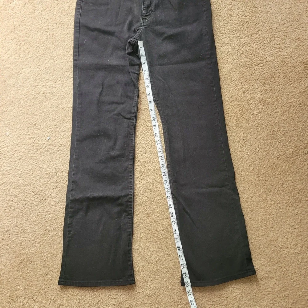 Levi's 8 Lot of 2 Classic Bootcut Jeans Black Mid‎ Rise Stretch Denim WaterLess
